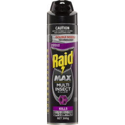Photo of Raid Max Multi Insect Killer With Double Nozzle Technology 300g