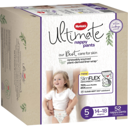 Photo of  Huggies Ultimate Nappy Pants For Boys & Girls Size 5 (14-18 Kg) 52 Pack 