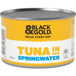 Photo of Black & Gold Tuna In Springwater 425gm