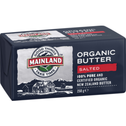 Photo of Mainland Organic Butter Salted 250 G 