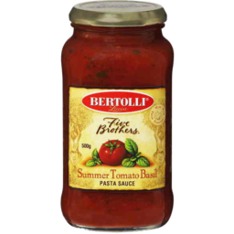 Photo of Five Brothers Pasta Sauce Tomato Basil