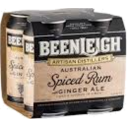 Photo of Beenleigh Spiced Rum & Ginger Ale 4.0x375ml