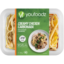 Photo of Youfoodz Creamy Chicken Carbonara With Sliced Ham & Mushrooms Ready To Eat Fresh Meal