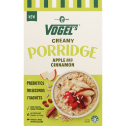 Photo of Vogel's Creamy Porridge Apple & Cinnamon