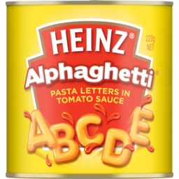 Photo of Heinz Alphaghetti Pasta Letters In Tomato Sauce