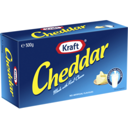 Photo of Kraft Cheddar Cheese Block 500gm