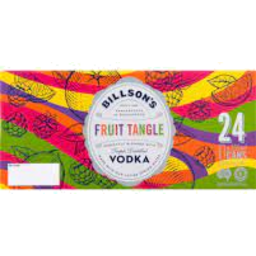Photo of Billsons Vodka Fruit Tangle 355ml 24 Pack