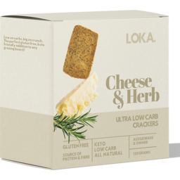 Photo of Loka Crackers - Cheese & Herb
