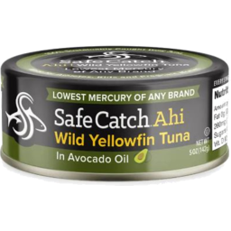 Photo of Safe Catch Wild Ahi, Yellowfin Tuna in Avocado Oil 142g