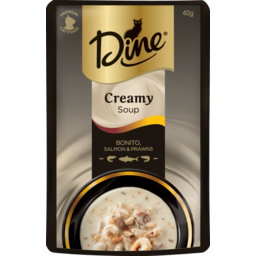 Photo of Dine Cat Food Melting Soup Bonito and Salmon 40g