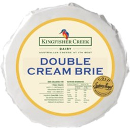 Photo of Kingfisher Creek Double Cream Brie p/kg