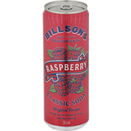 Photo of Billson's Raspberry Classic Soda 355ml 355ml