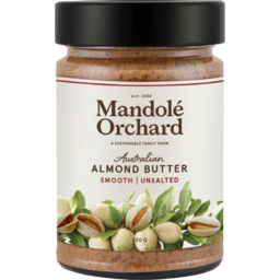 Photo of Mandolé Orchard Unsalted Almond Butter 300g