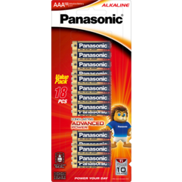 Photo of Panasonic Battery Alkaline Aaa 18 Pack
