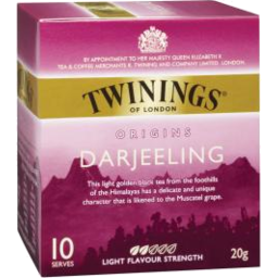 Photo of Twinings Darjeeling Tea Bags 10 Pack 20g 20g