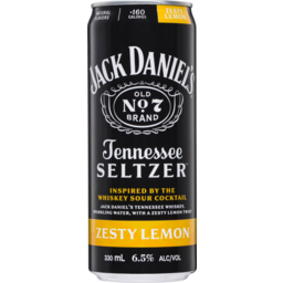 Photo of Jack Daniel's Tennessee Zesty Lemon Seltzer Cans