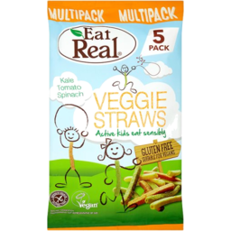 Photo of Real Eat Vege Straws Multi Pack 5pk