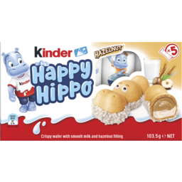 Photo of Kinder Happy Hippo Hazelnut Biscuit Multipack