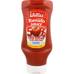 Photo of Wattie's® Tomato Sauce 50% Less Sugar* 540g 540g