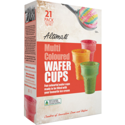 Photo of Altimate Multi Coloured Wafer Cups 21pk