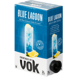 Photo of Vok Cocktails Cask Blue Lagoon 2l
