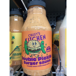 Photo of Culleys Kitchen Sauce Double Pickle Burger 350ml