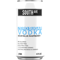 Photo of South Ave Sour Blue Raspberry Vodka Can