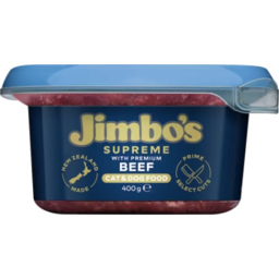 Photo of Jimbo's Chilled Pet Food Cat & Dog Premium Beef 400g