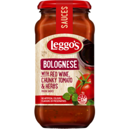 Photo of Leggos Bolognese With Red Wine Chunky Tomato & Herbs Pasta Sauce 500g