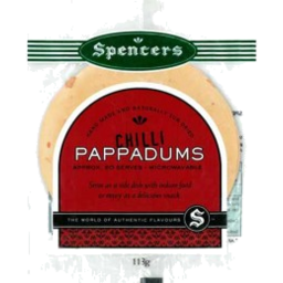 Photo of Spencers Pappadums Chilli
