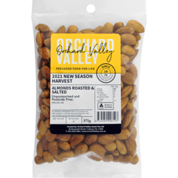 Photo of Orchard Valley Almonds Roasted & Salted 375gm