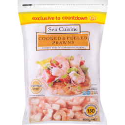 Photo of Sea Cuisine Frozen Seafood Cooked & Peeled Prawns 800g