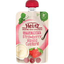 Photo of Heinz 8+ Months Strawberry & Vanilla Custard Pouch 120gm