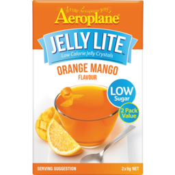 Photo of Aeroplane Jelly Lite Low Calorie Orange Mango Flavour Jelly Crystals