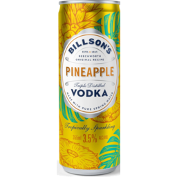 Photo of Billson's Pineapple Vodka Can 355ml