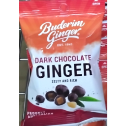 Photo of Buderim Dark Choc Ginger 40g