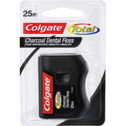 Photo of Colgate Total Charcoal Dental Floss, , Protects Gums & Reduces Tooth Decay