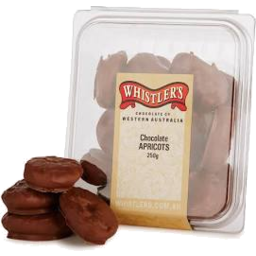Photo of Whistlers Chocolat Apricots 250g