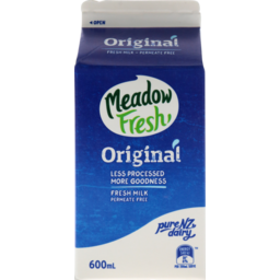 Photo of Meadow Fresh Milk Homogenised 600ml