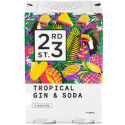 Photo of 23rd Street Tropical Gin & Soda Can