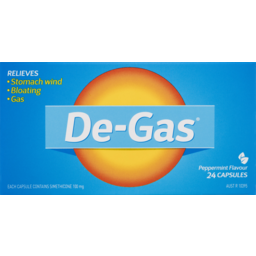 Photo of De Gas Peppermint Flavour Capsules 24 Pack
