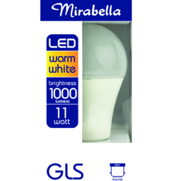 Photo of Mirabella LED Glass Pearl Warm White 11 Watt