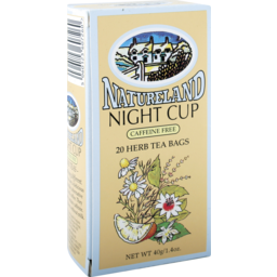 Photo of Natureland Night Cup Tea Bags 20 Pack 40g