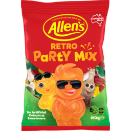 Photo of Allen's Retro Party Mix Lollies Bag