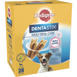 Photo of Pedigree Dentastix Small Dog Daily Oral Care Dental Treats 28 Sticks 