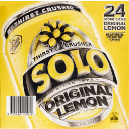 Photo of Solo Original Lemon Cans 24x375ml