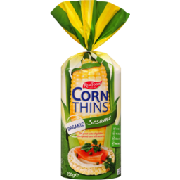 Photo of Real Foods Corn Thins Organic Sesame