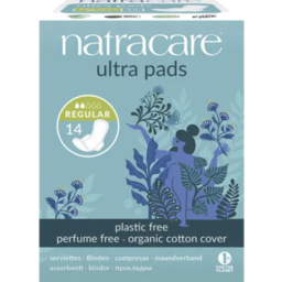 Photo of Natracare Pads - Regular with Wings 14 pack