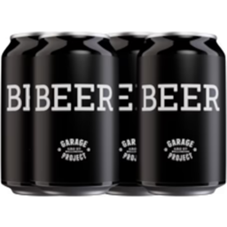 Photo of Garage Project Black Beer 330ml Can 4pk