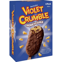 Photo of Violet Crumble Honeycomb Ice Cream Stick 4pk